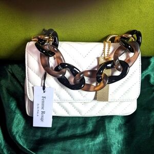 Femme Rouge Chunky Chain Handbag